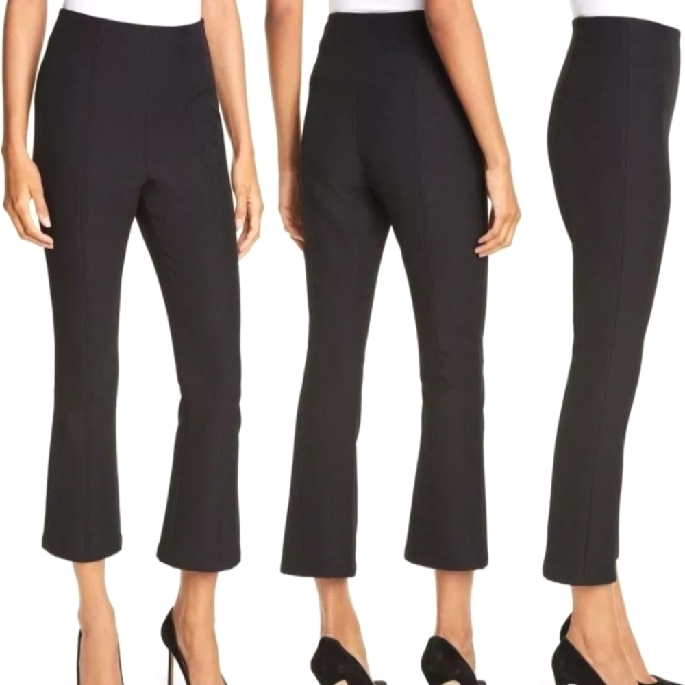 New A.L.C Drew Black Cropped Flare Work Business Pants